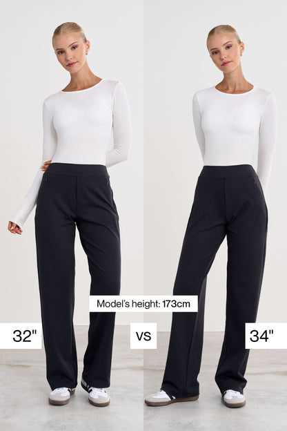 Tailored Relaxed Pants - for dame - Famme - Pants