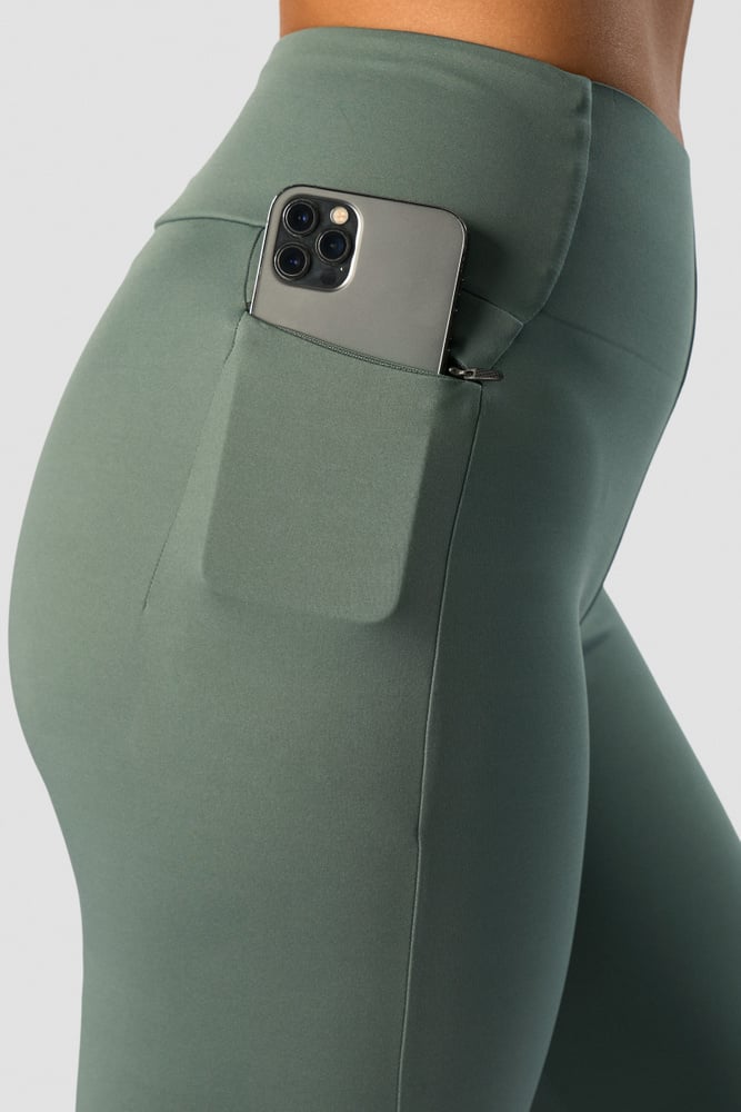 charge pocket tights wmn sea green