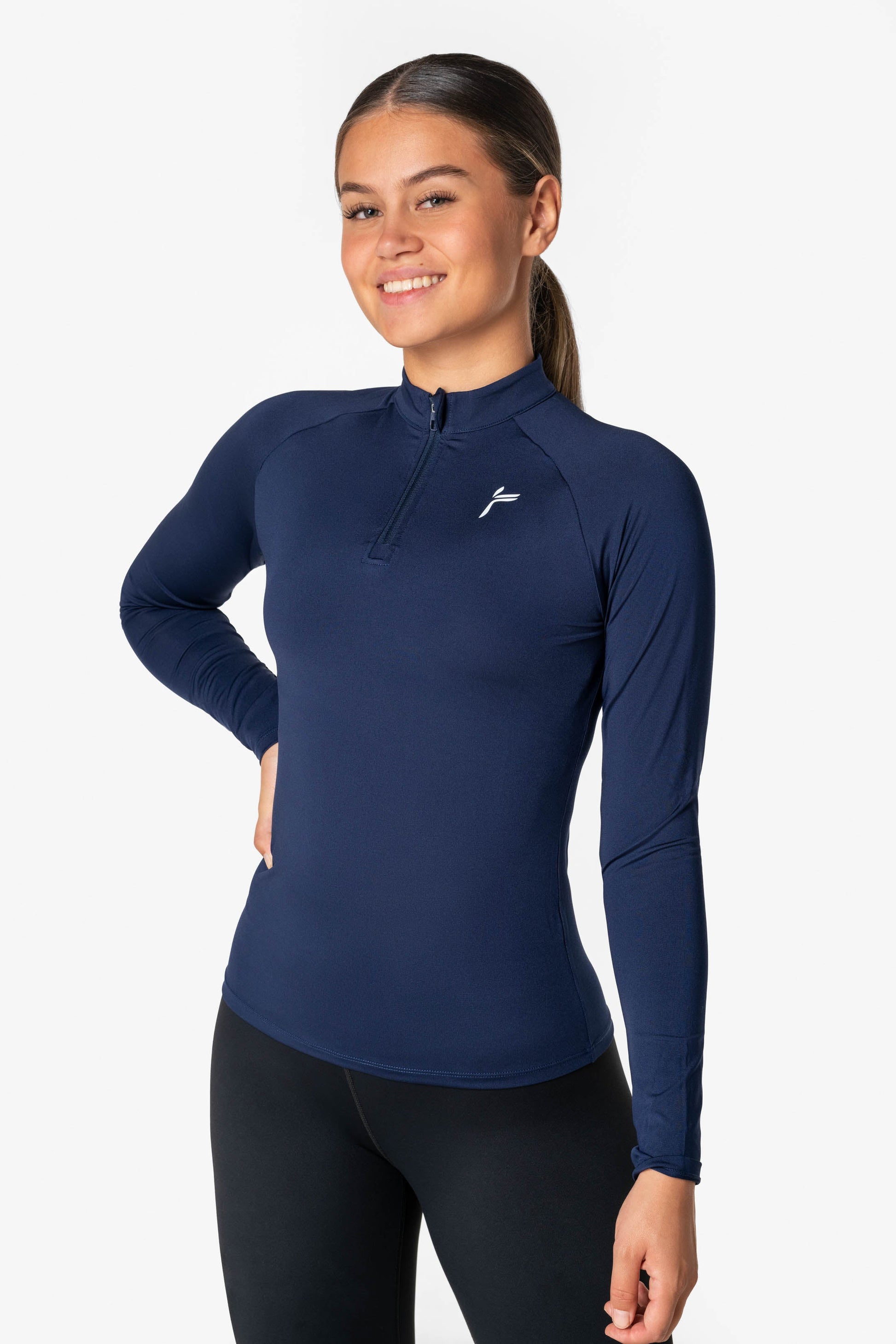 Dark Blue Essential Long Sleeve - for dame - Famme - Training Long Sleeve