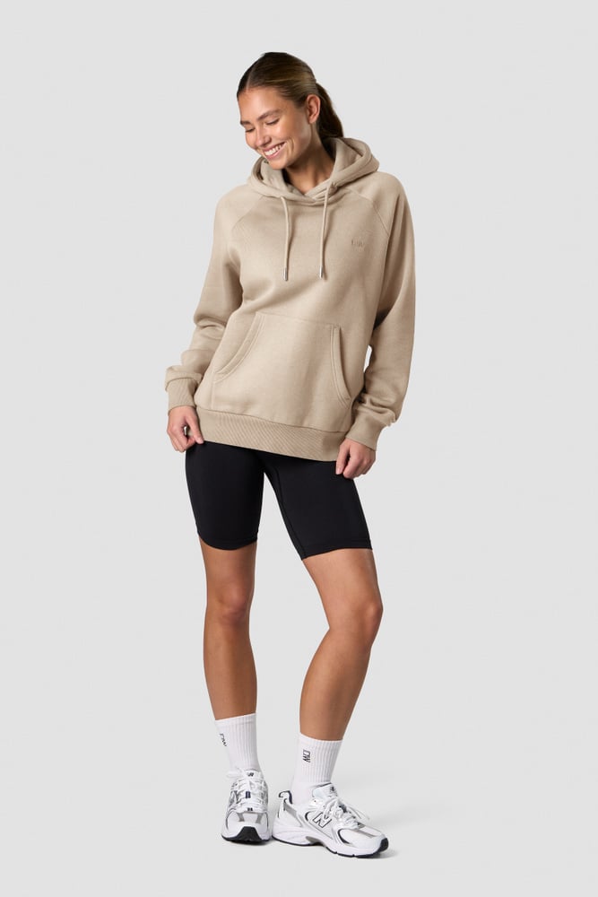 everyday hoodie wmn beige