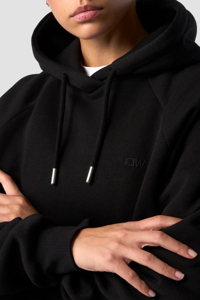 everyday hoodie wmn black