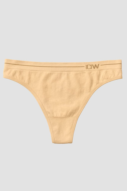 everyday seamless thong 2-pack beige