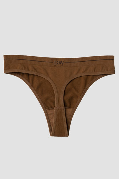 everyday seamless thong 2-pack cinnamon