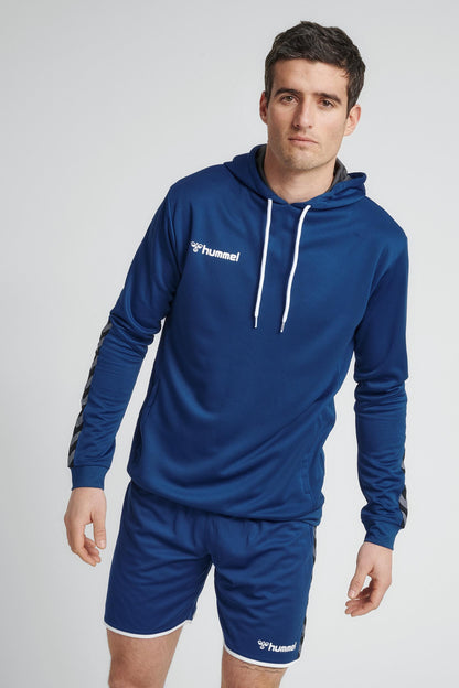 HUMMEL - Hmlauthentic Poly Hoodie - True Blue