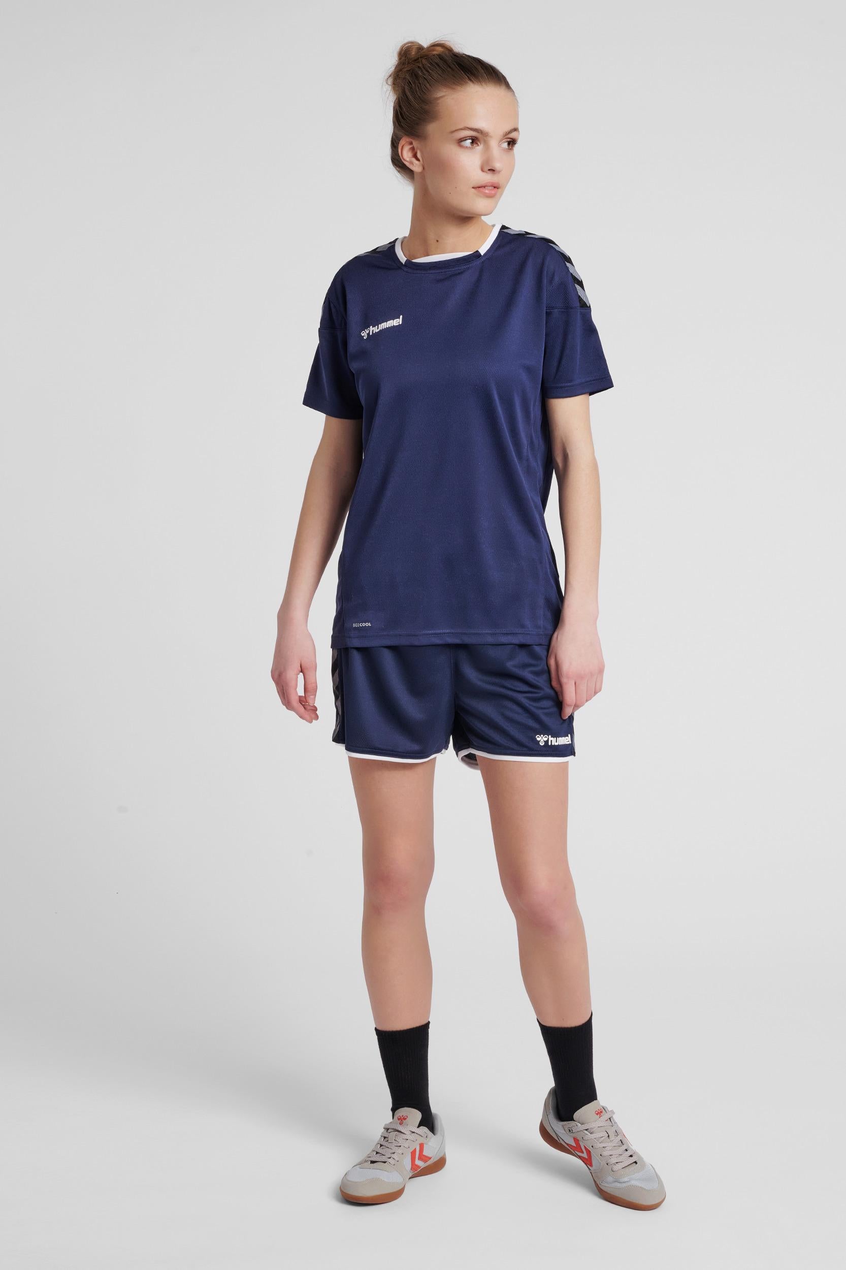 HUMMEL - Hmlauthentic Poly Jersey Woman S/s - Marine