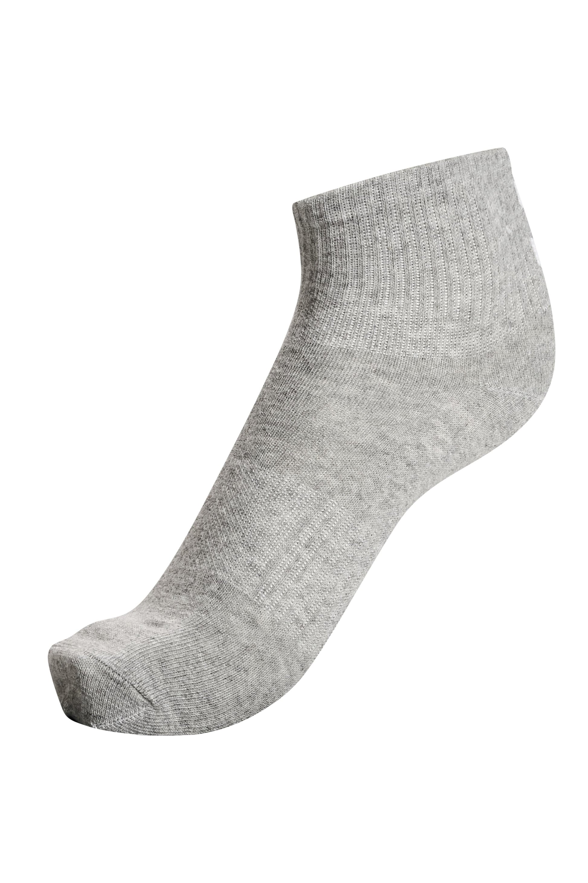 HUMMEL - Hmlchevron 6-pack  Mid Cut Socks - White/black/grey