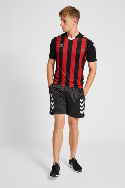 HUMMEL - Hmlcore Xk Striped Jersey S/s - Black/true Red