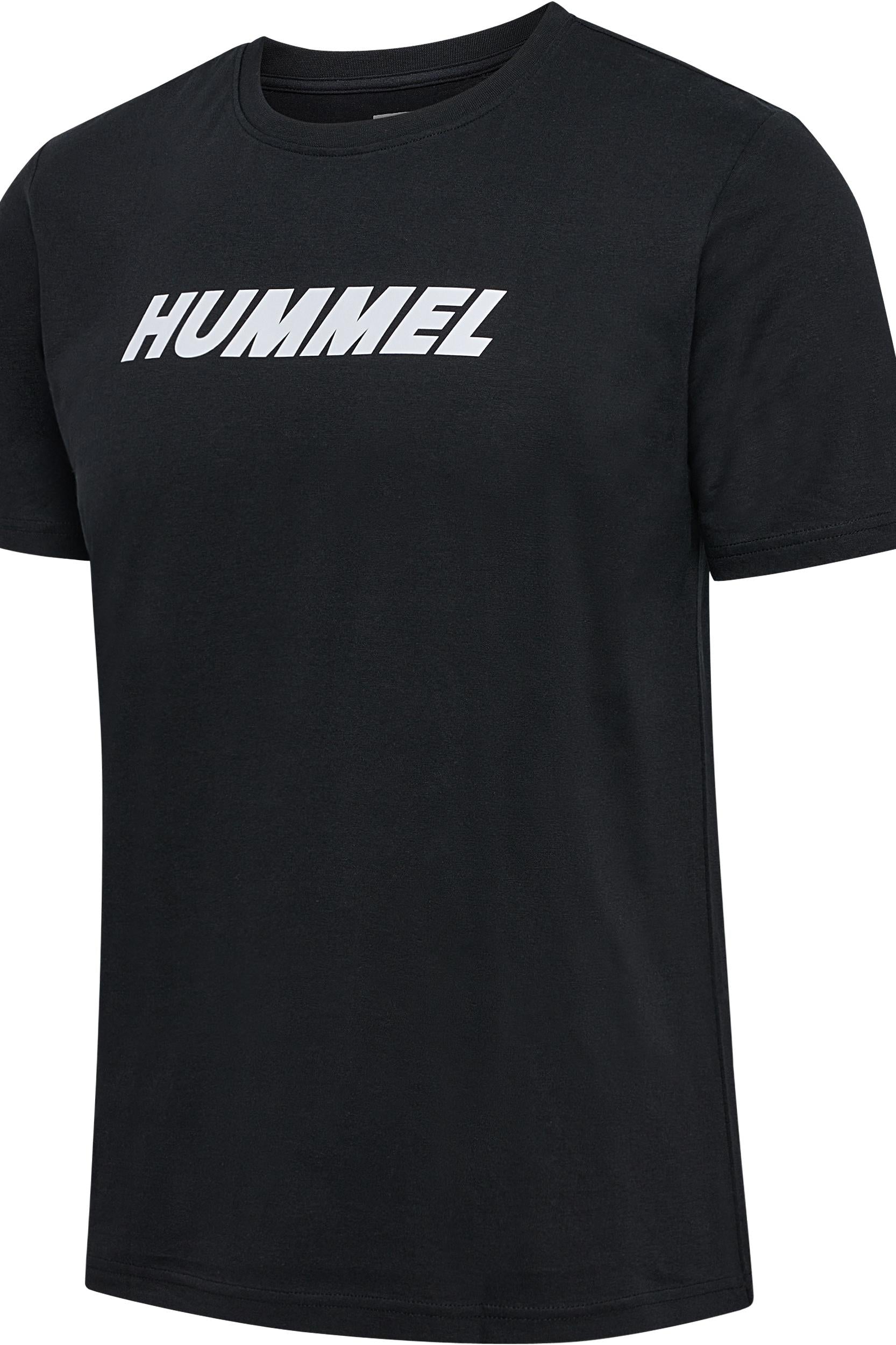 HUMMEL - Hmlelemental 2-pack Logo Cotton Tee - Black/black