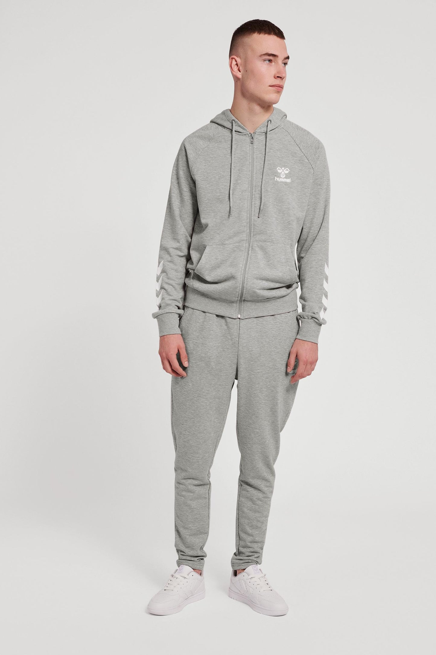 HUMMEL - Hmlisam 2.0 Tapered Pants - Grey Melange