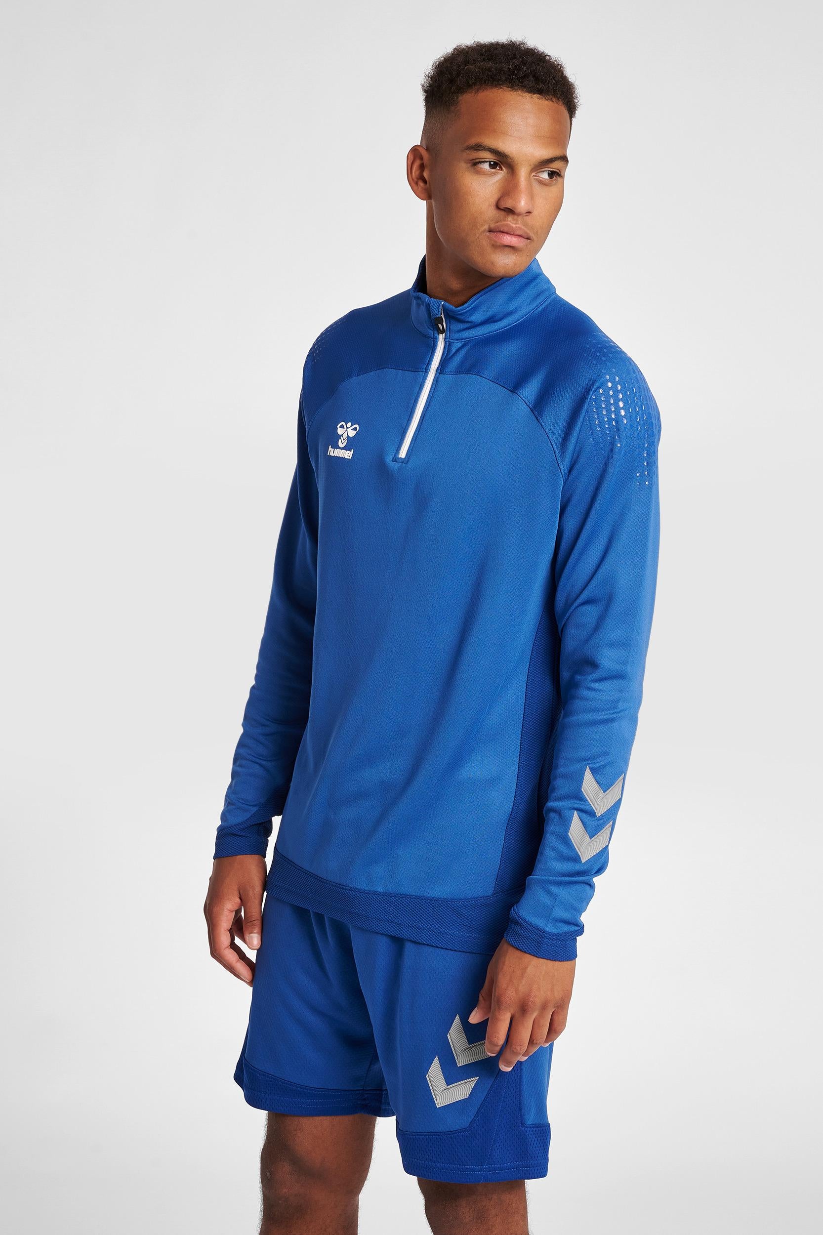 HUMMEL - Hmllead Half Zip - True Blue