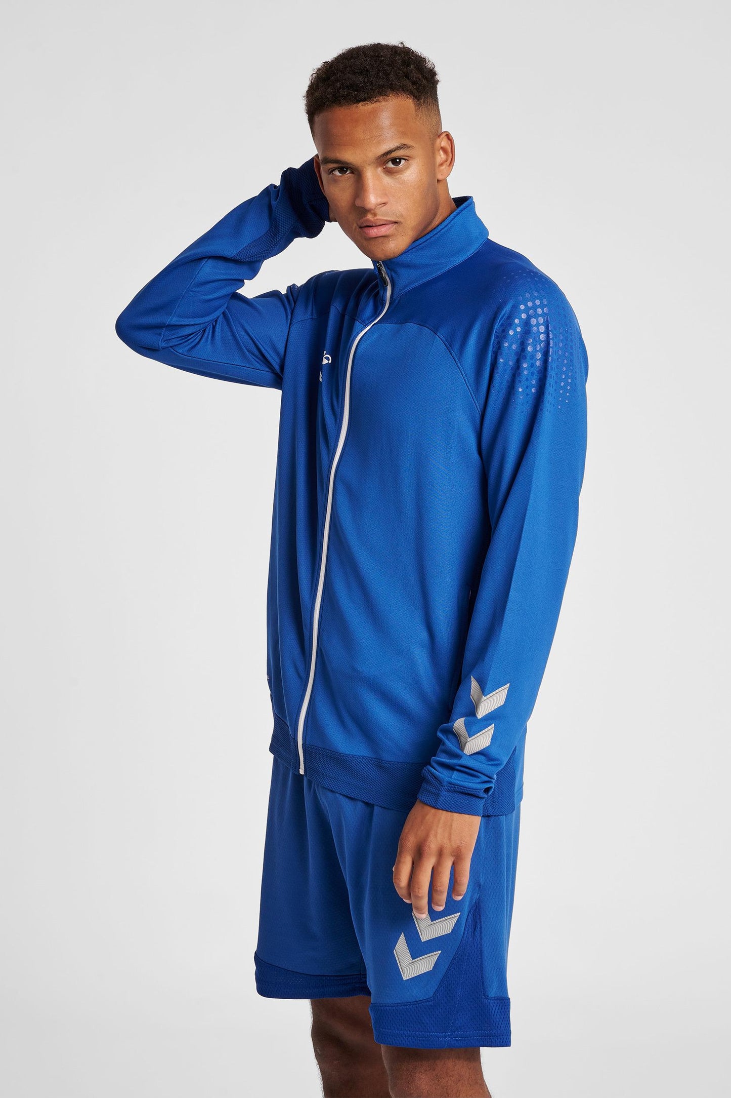 HUMMEL - Hmllead Poly Zip Jacket - True Blue