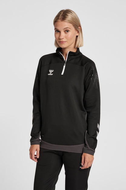 HUMMEL - Hmllead Women Half Zip - Black