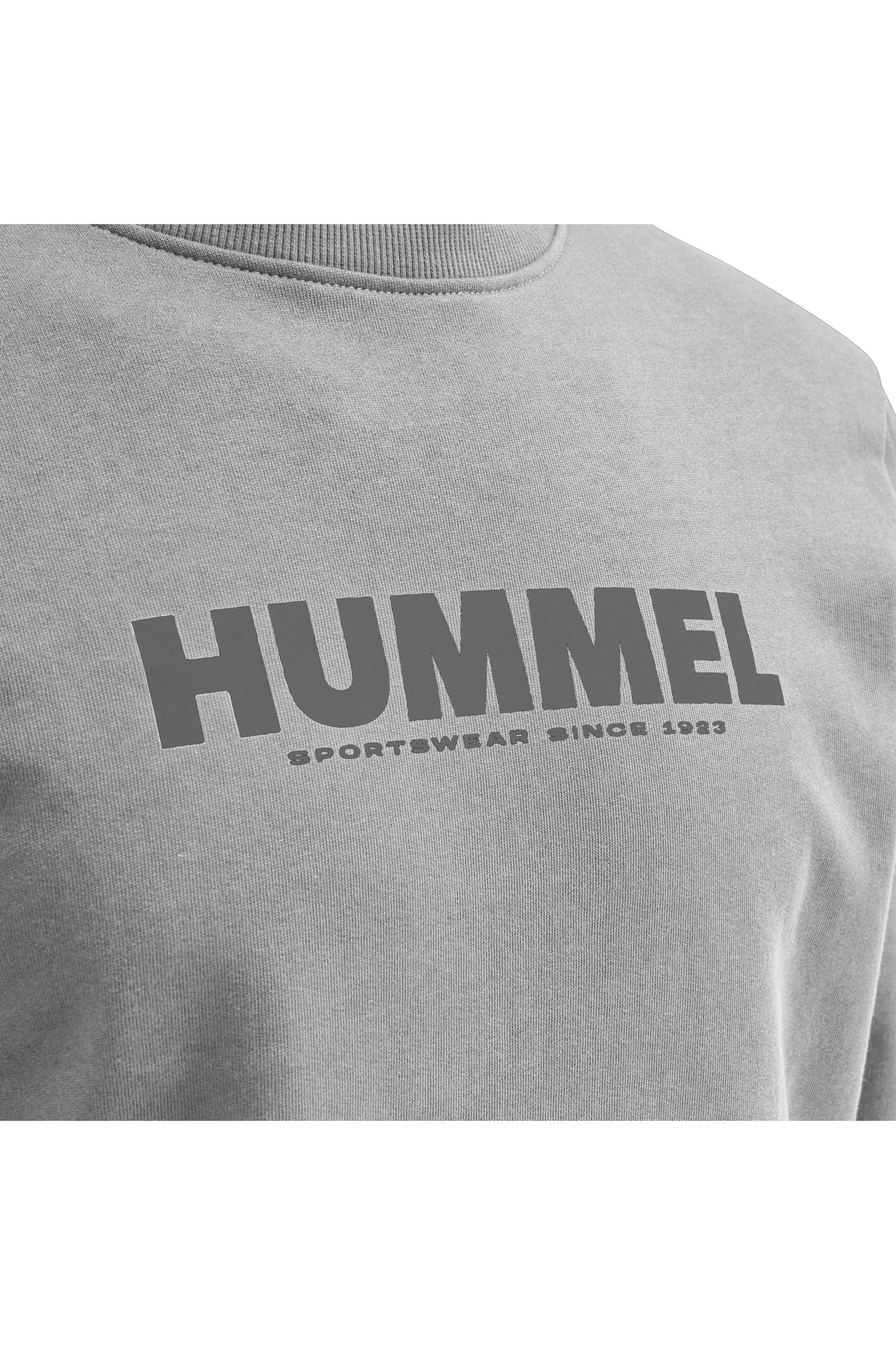 HUMMEL - Hmllegacy Sweatshirt Plus - Grey Melange