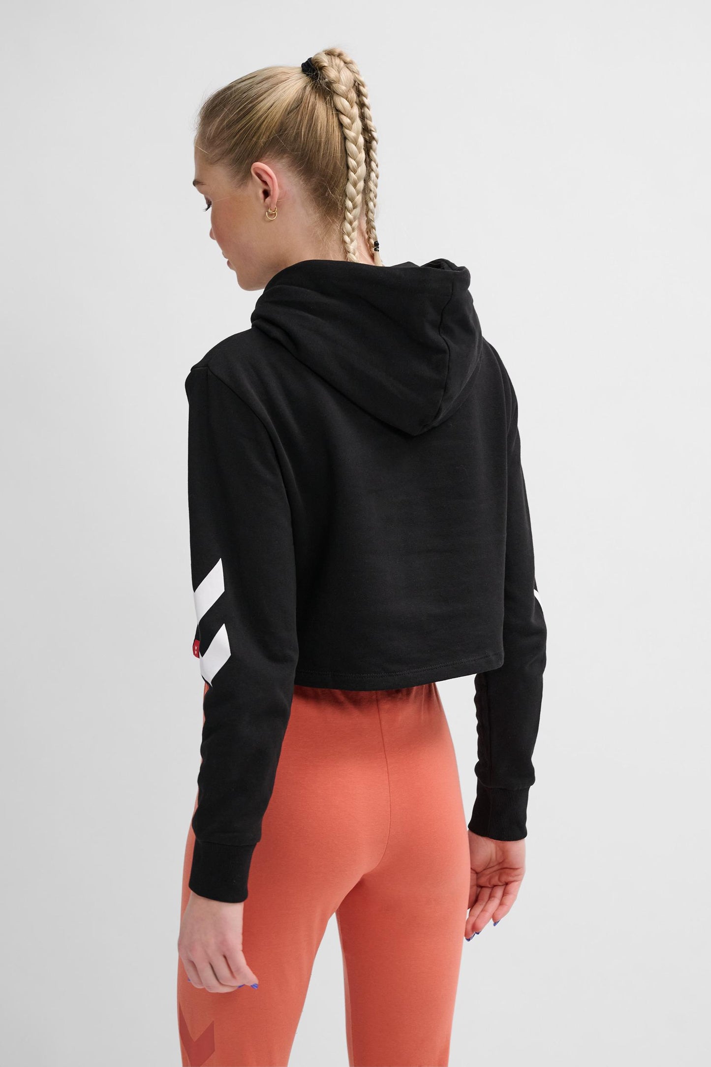 HUMMEL - Hmllegacy Woman Cropped Hoodie - Black