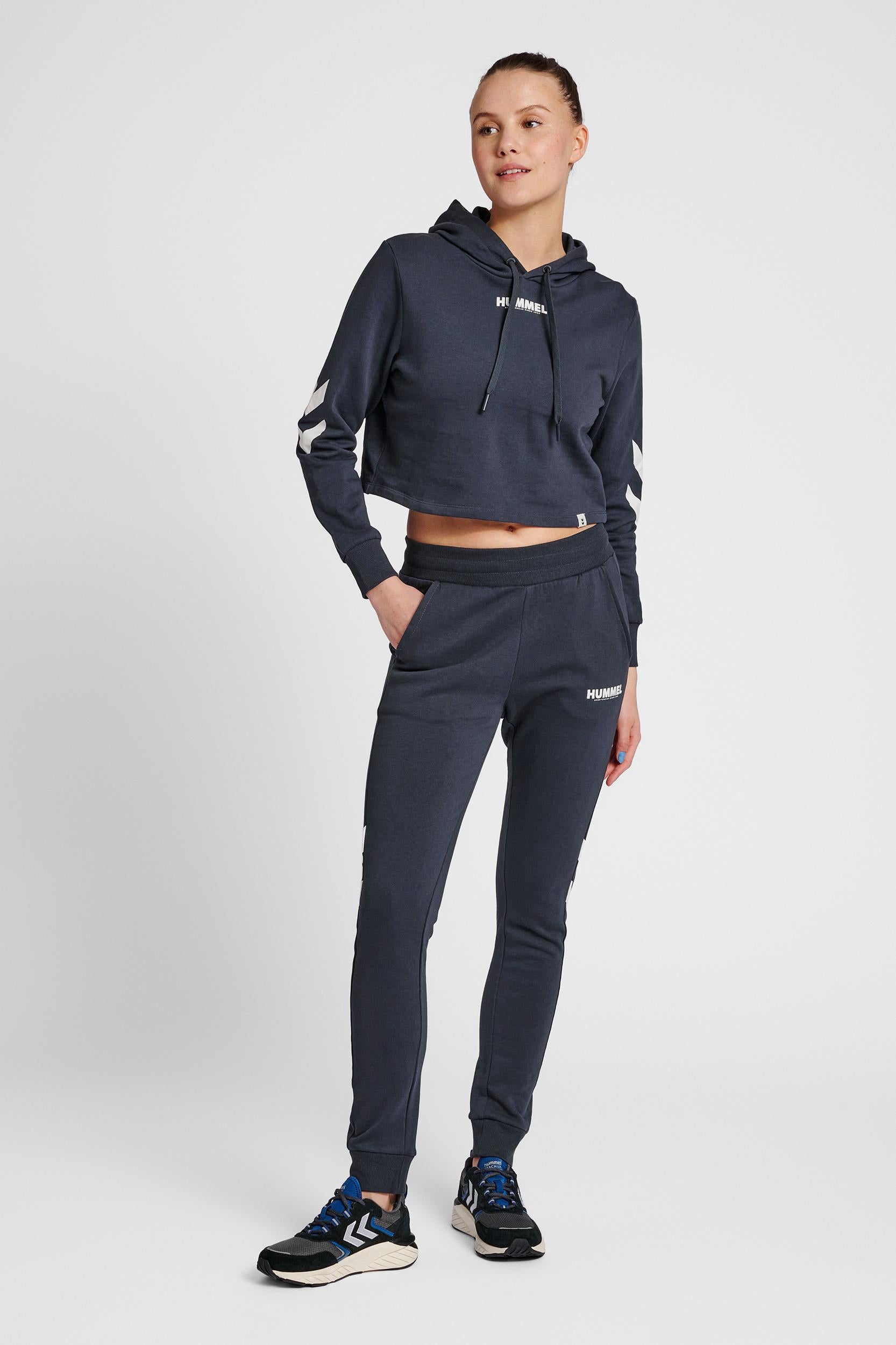 HUMMEL - Hmllegacy Woman Tapered Pants - Blue Nights