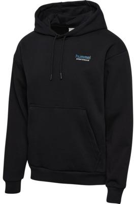 HUMMEL - Hmlloose Hoodie Sportswear - Black