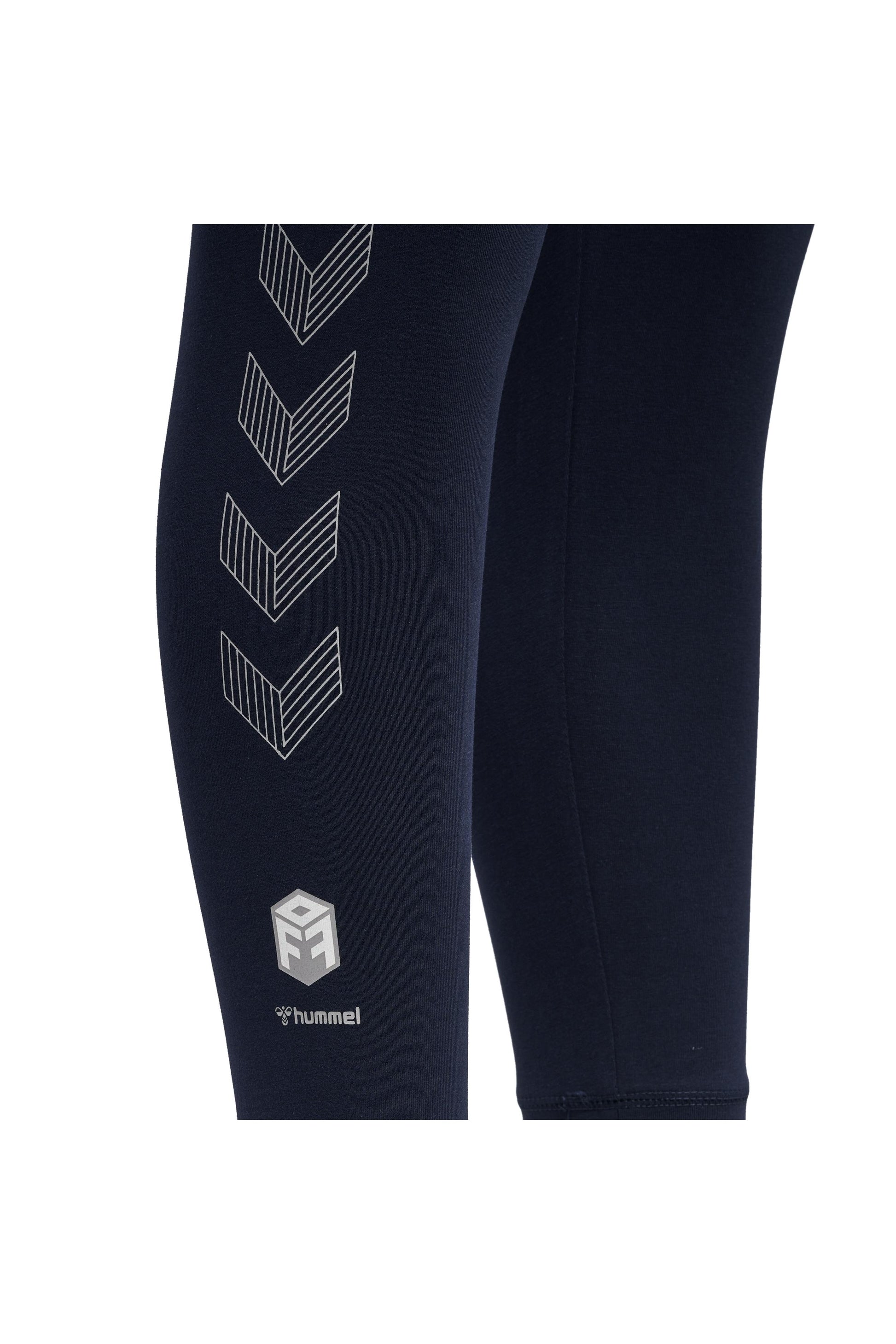 HUMMEL - Hmlmove Grid Cotton Tights - Marine