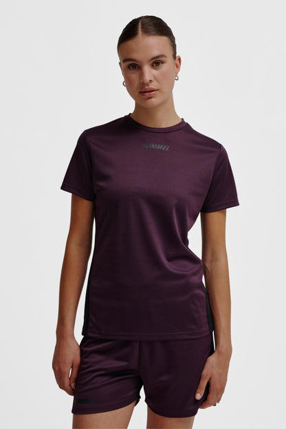 HUMMEL - Hmlmulti Pl Jersey Woman - Plum Perfect