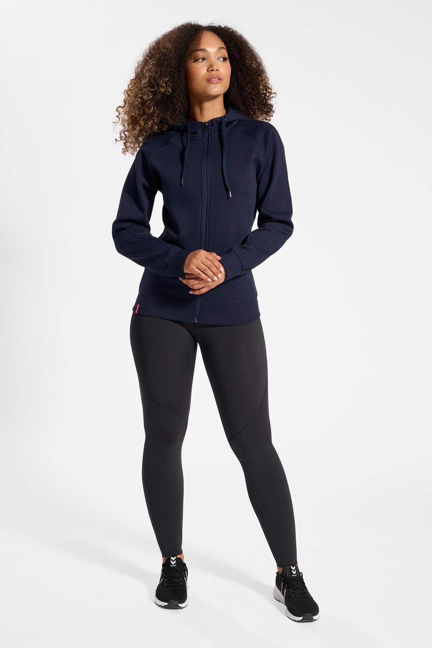 HUMMEL - Hmlred Classic Zip Hoodie Woman - Marine