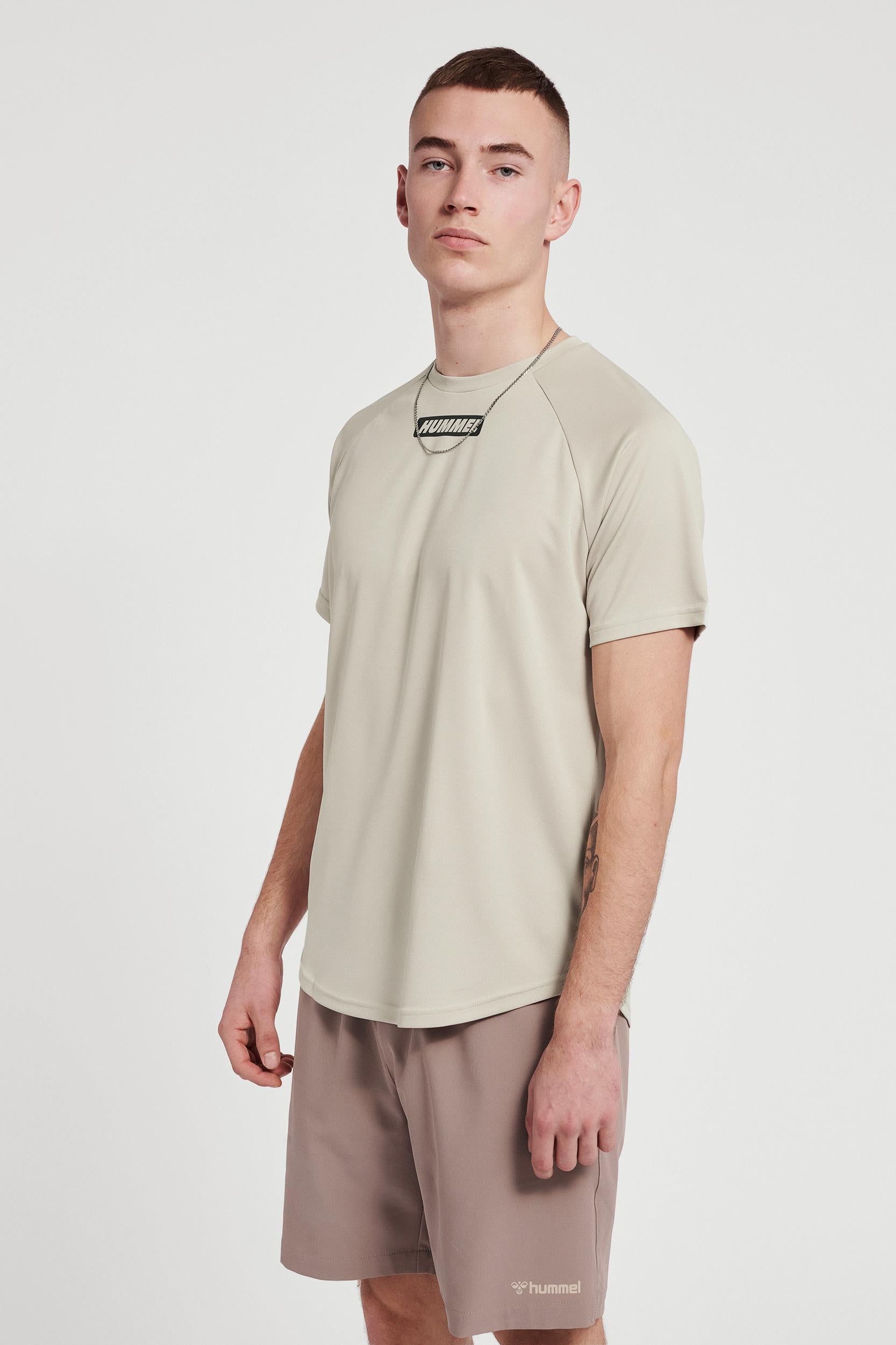 HUMMEL - Hmlte Topaz T-shirt - Chateau Gray