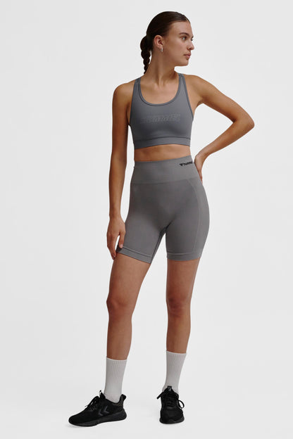 HUMMEL - Hmltif Seamless Shorts - Quiet Shade