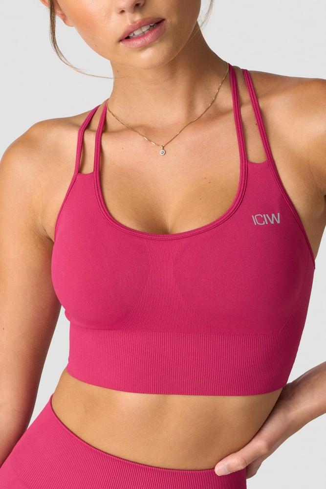 ICANIWILL - Define Seamless Sports Bra - Dark Pink