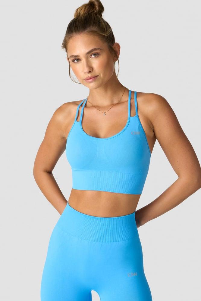 ICANIWILL - Define Seamless Sports Bra - Pacific Blue