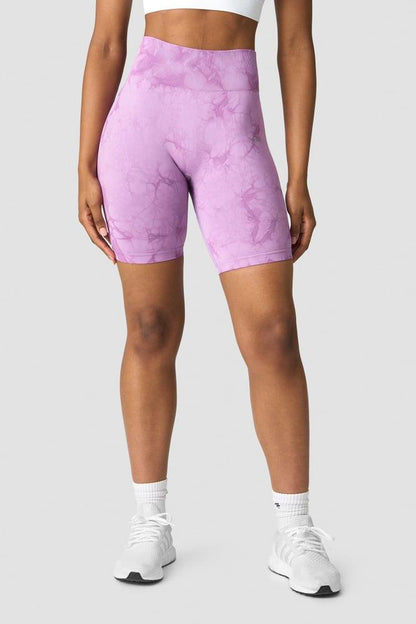 ICANIWILL - Define Seamless Tie Dye Biker Shorts - Lavender