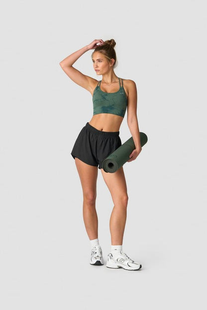 ICANIWILL - Define Seamless Tie Dye Sports Bra - Dark Green