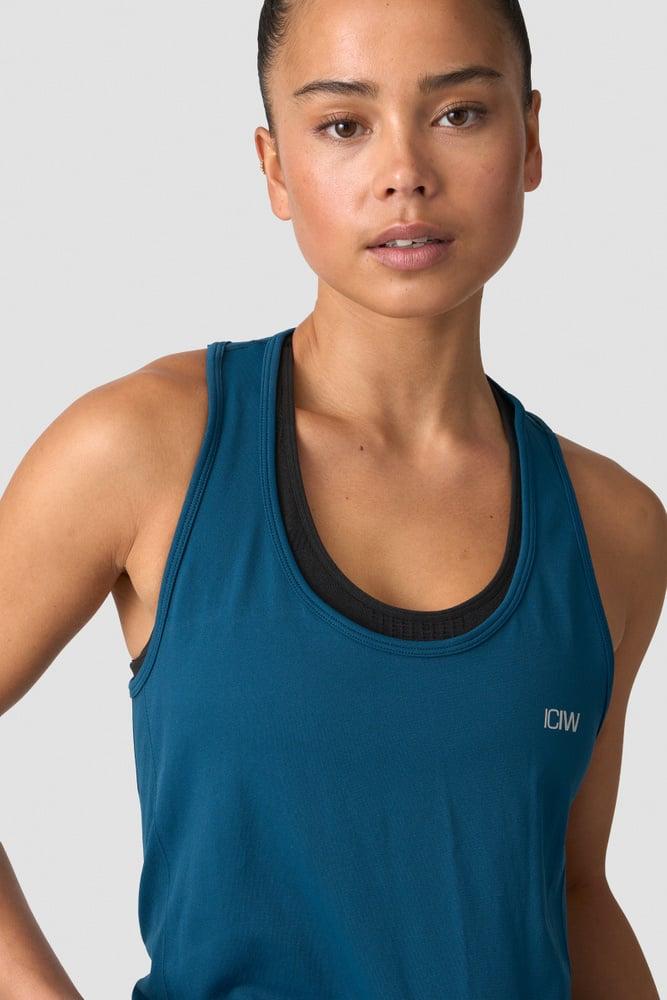 ICANIWILL - Everyday Seamless Tank Top - Teal Blue