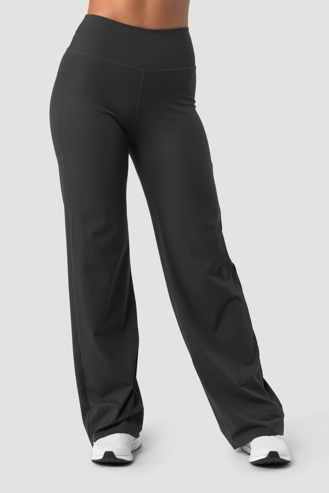 nimble straight leg pants dark grey