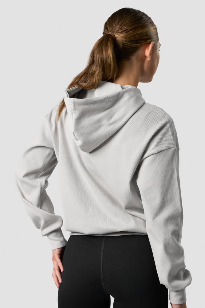 recharge hoodie wmn light grey