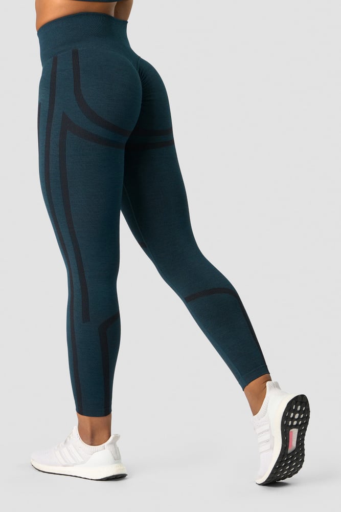 rush seamless tights dk teal