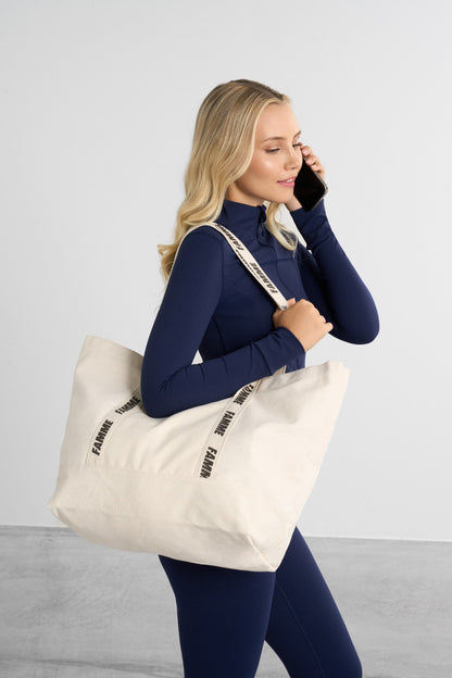 Signature Tote Bag - for dame - Famme - Bag