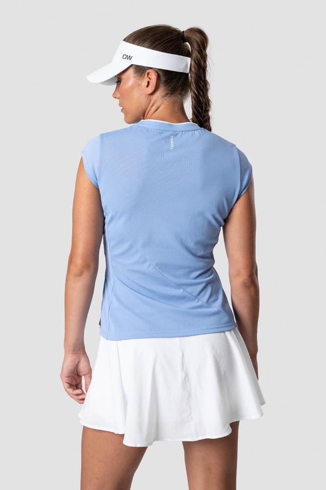 training pique polo sky blue wmn